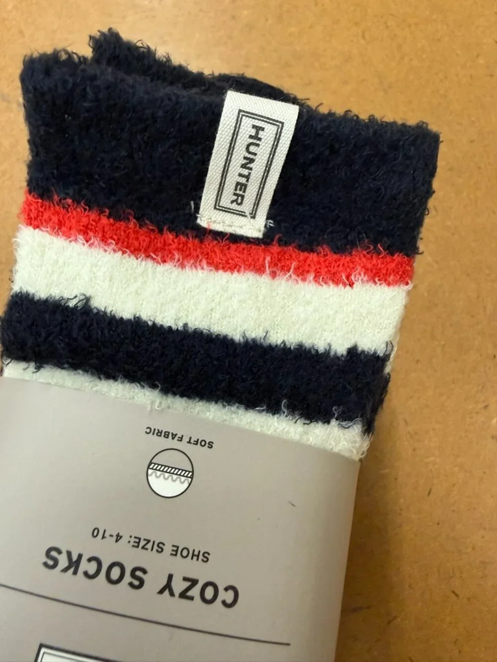 Hunter Women's Cozy Socks 4 Pair Pack Black Size 4-10 NWT